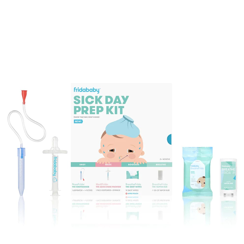 Fridababy Sick Day Prep Kit - Essential Baby Care Set for Cold & Flu Relief - Perfect for Newborns & Toddlers at Home or Travel