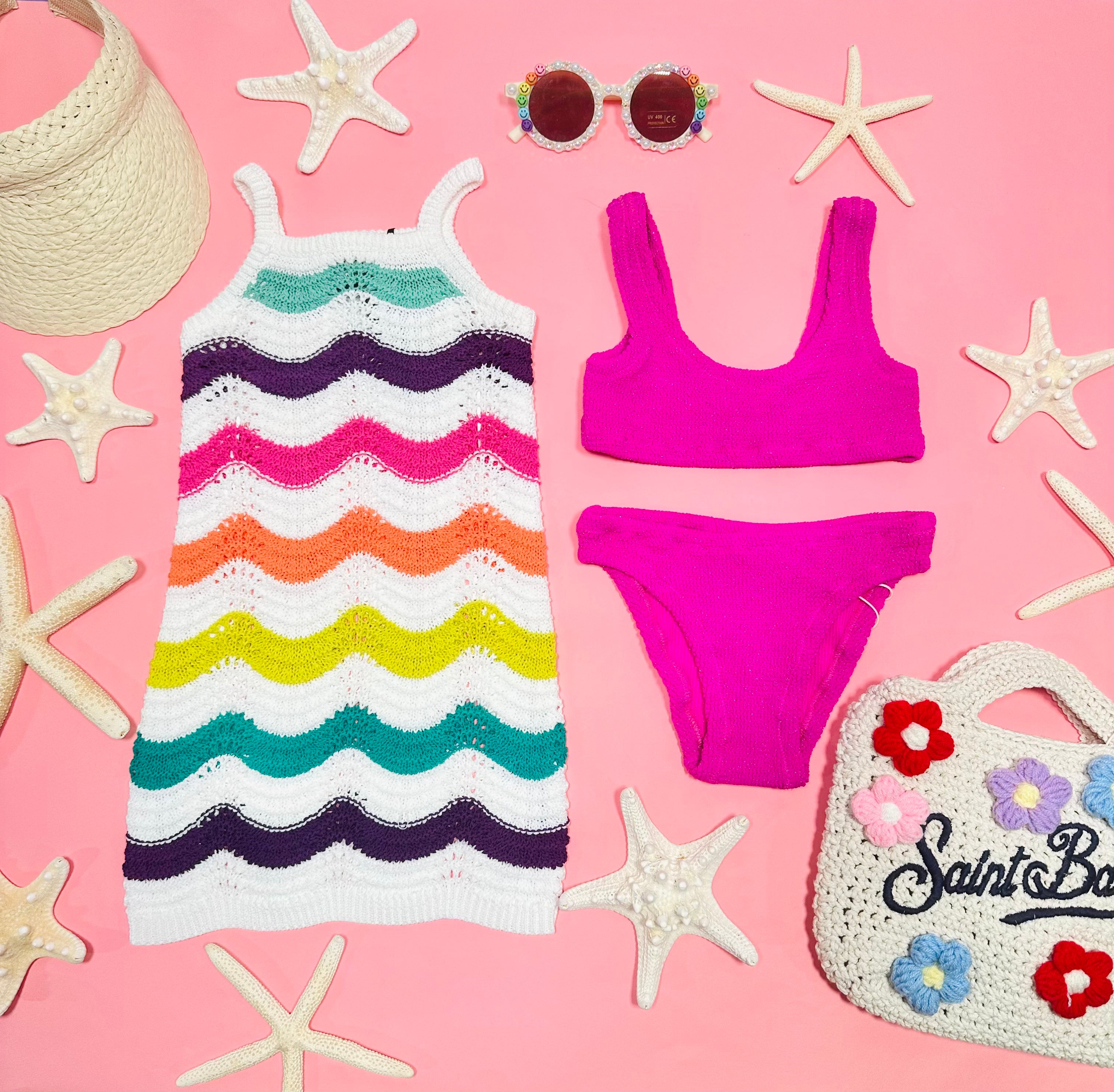 Little Tessie Sunset Sherbert Cover Up Dress - Stylish Beachwear for Women, Perfect for Poolside, Vacation & Summer Outfits