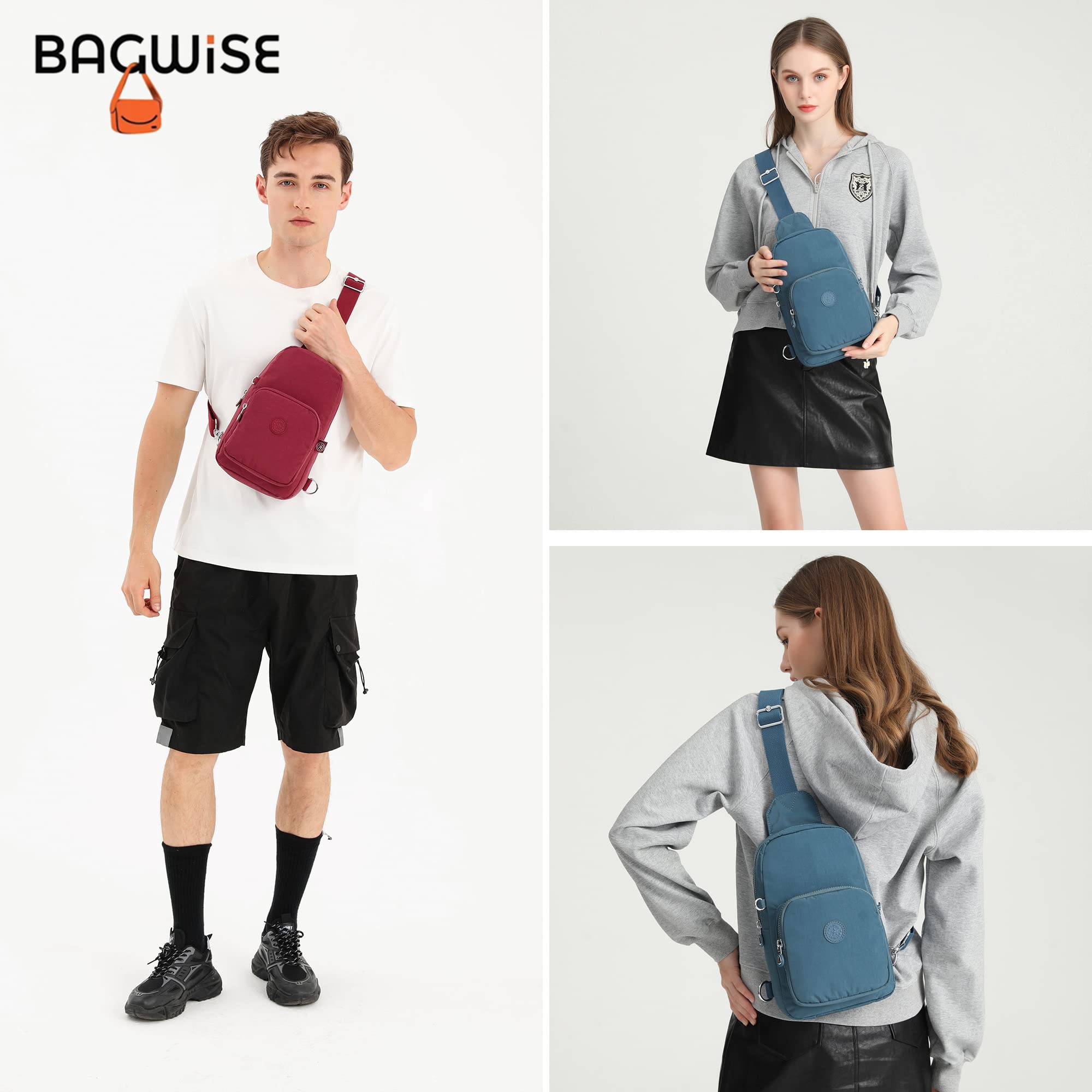 Stylish Crossbody Bags for Women & Men - Lightweight Unisex Sling Purse with Adjustable Strap | Perfect for Travel, Shopping & Everyday Use