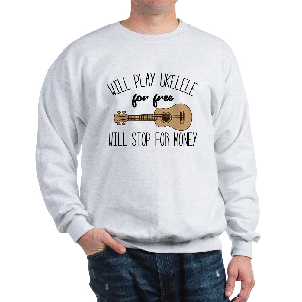 Will Play Ukelele Graphic Sweatshirt - Soft & Comfortable Pullover Hoodie for Music Lovers | Perfect for Concerts, Gifts & Casual Wear