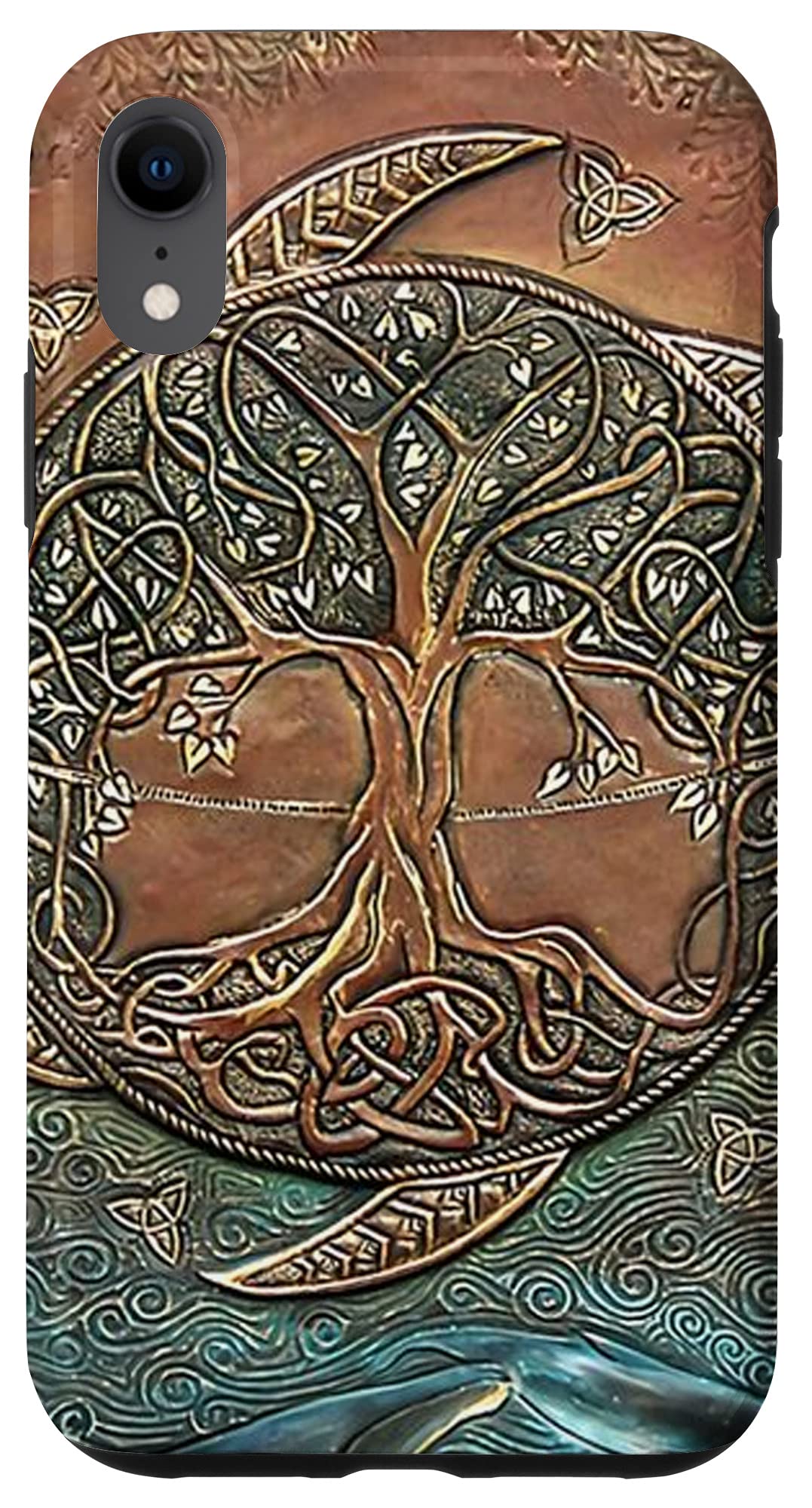 Ancient Viking Tree of Life iPhone XR Case - Durable Protective Phone Cover with Norse Mythology Design - Perfect for Travel, Work & Everyday Use