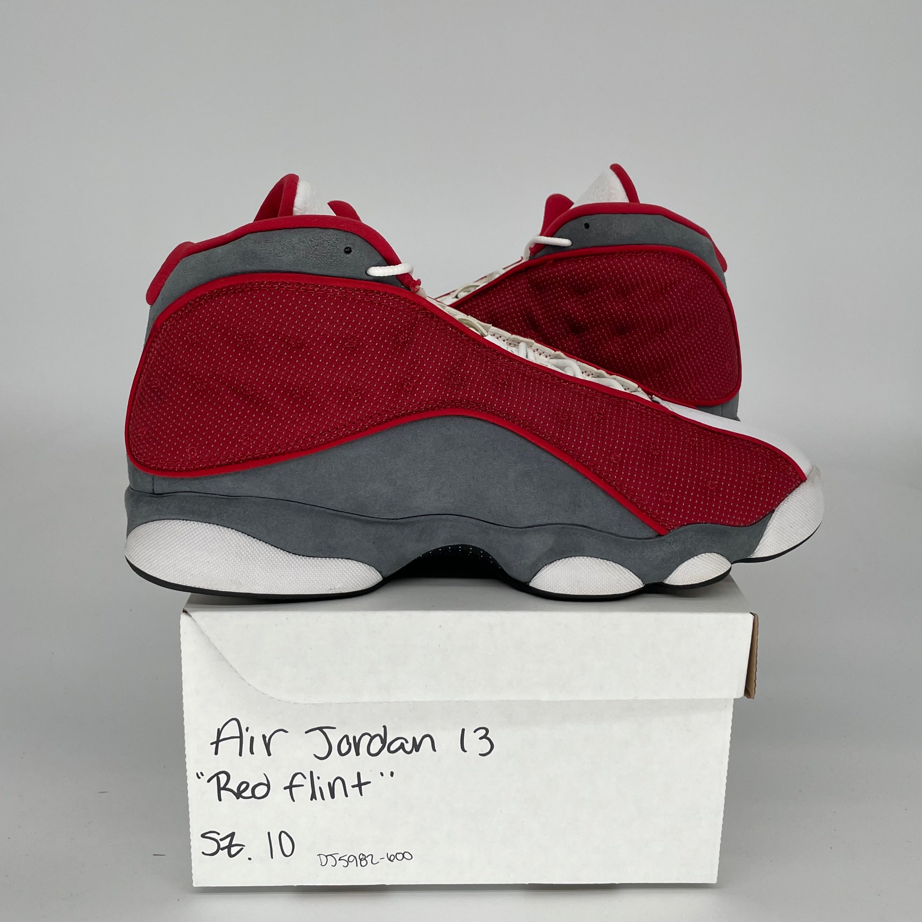 Original Air Jordan 13 Retro 'Red Flint' Basketball Shoes - Men's Size 10 (DJ5982-600) | Authentic Retro Sneakers for Basketball, Streetwear & Sneaker Collectors