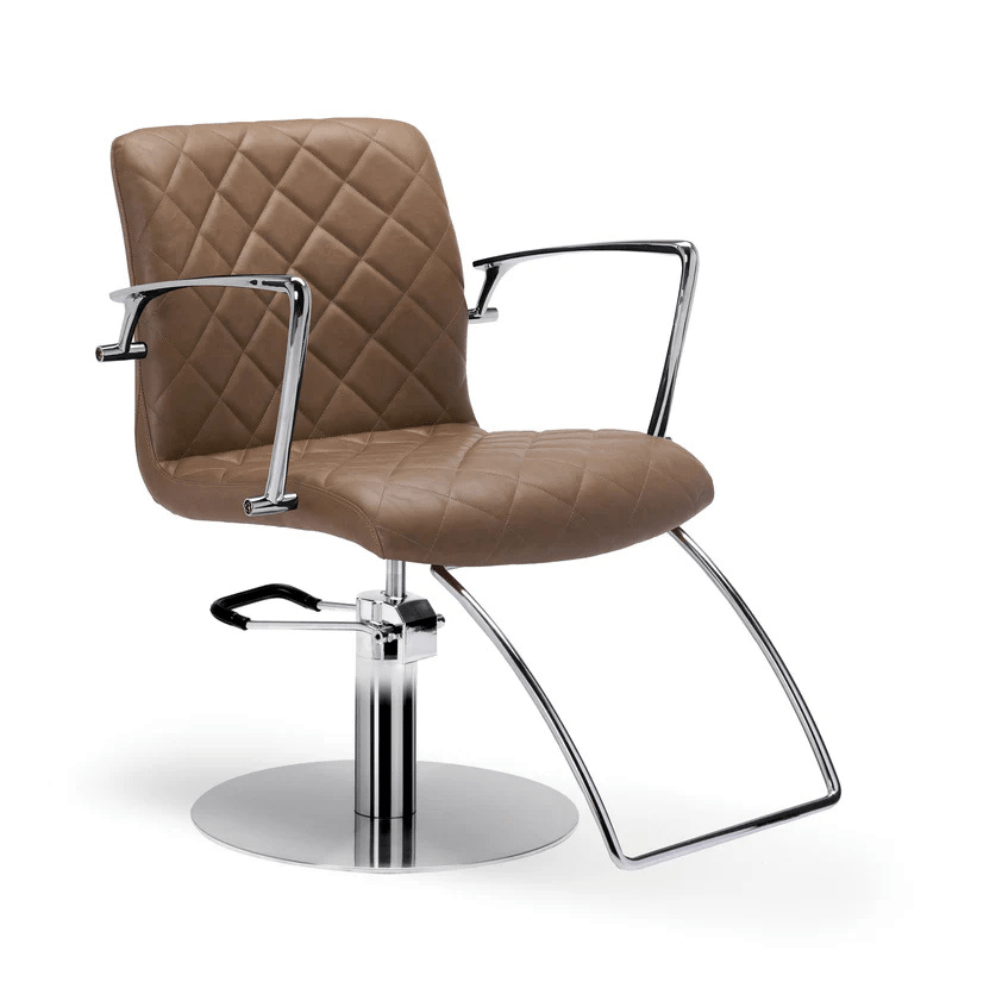 Lanvain SARA Styling Chair 259 - Professional Salon Chair for Hairdressers & Barbers - Adjustable Hydraulic Stylist Chair with Swivel Base - Perfect for Salons, Barber Shops & Home Use
