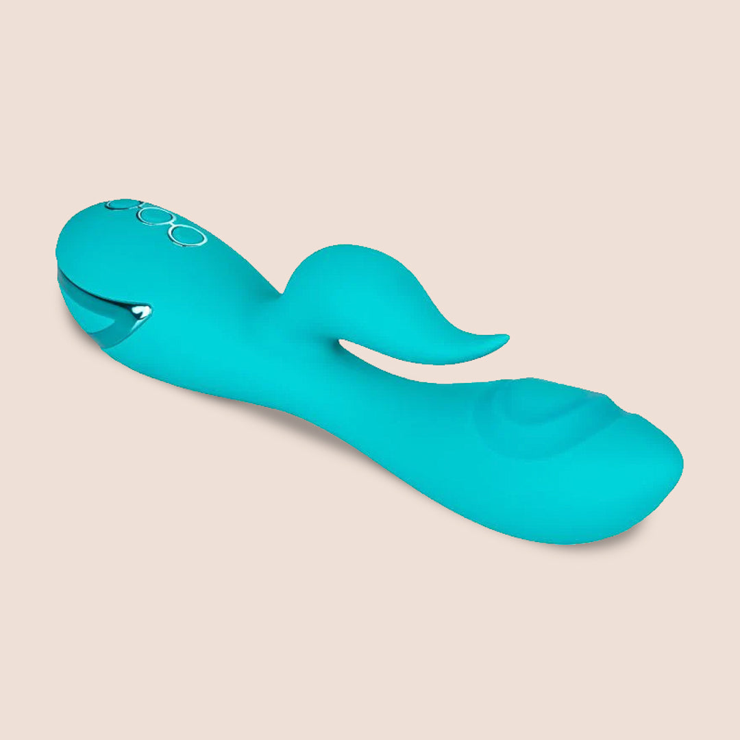California Dreaming® Santa Monica Starlet Silicone G-Spot Vibrator - Dual Stimulation with Thumping & Vibration for Intense Pleasure | Perfect for Couples Play & Solo Exploration