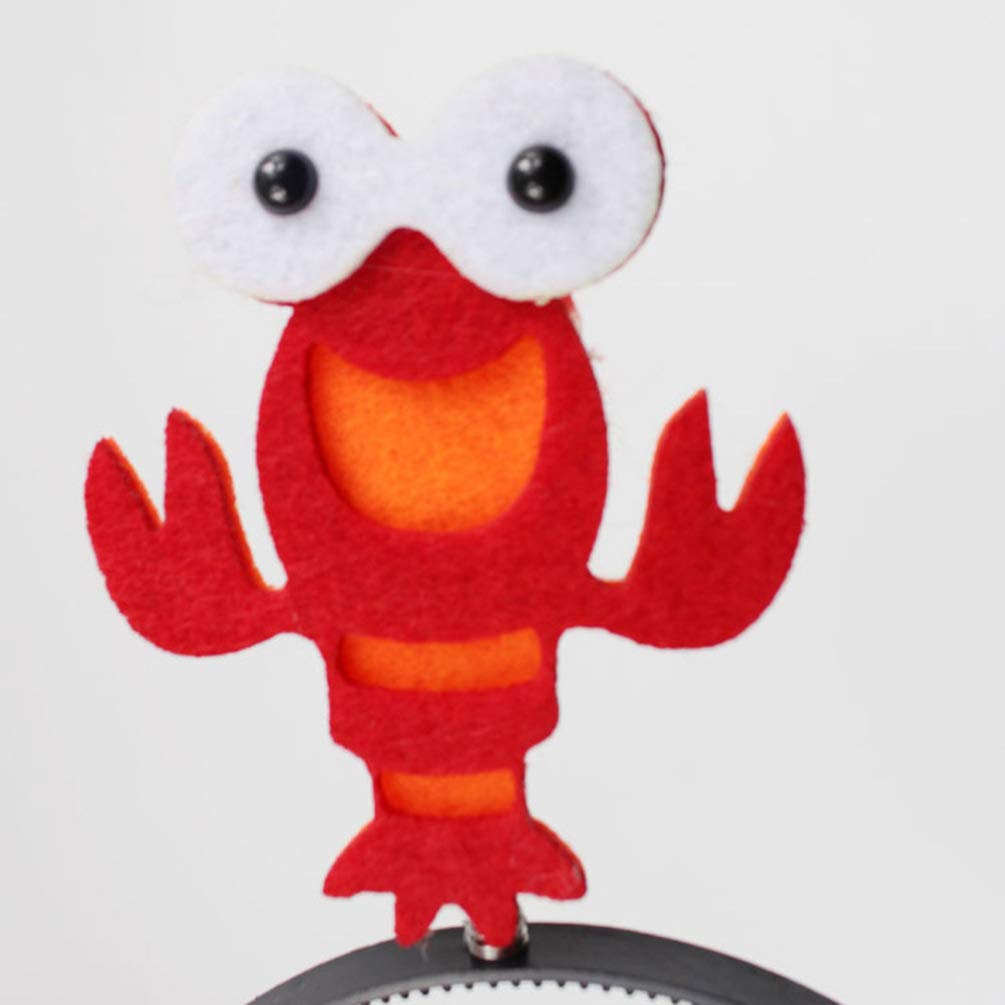 4-Pack Kids Halloween Headbands - Adorable Crayfish & Lobster Hair Hoops for Girls - Fun Hair Accessories for Costume Parties & Dress-Up Play