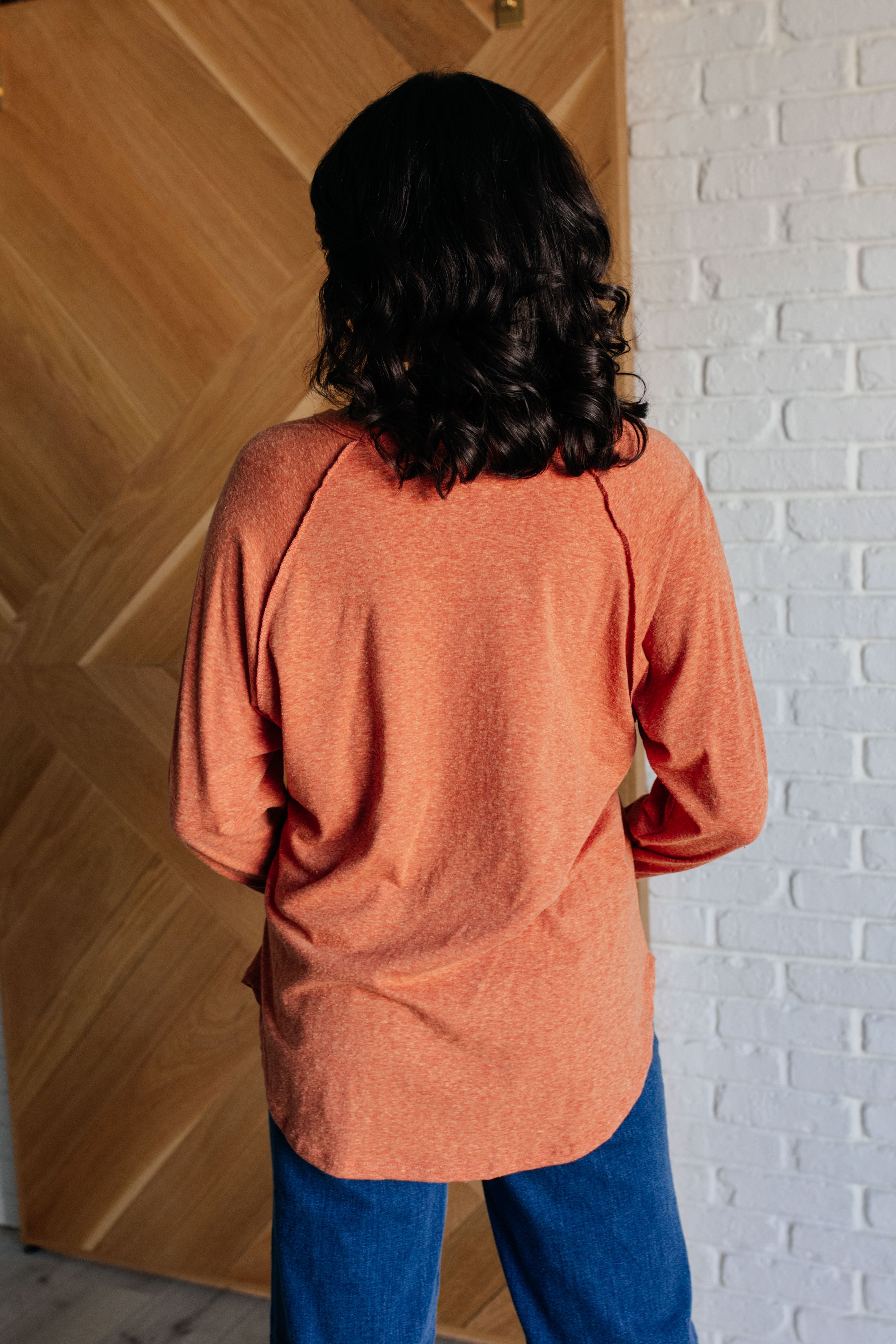 Stylish Rustic Charm Long Sleeve Top for Women - Comfortable & Fashionable Blouse for Casual Wear, Office, and Date Nights