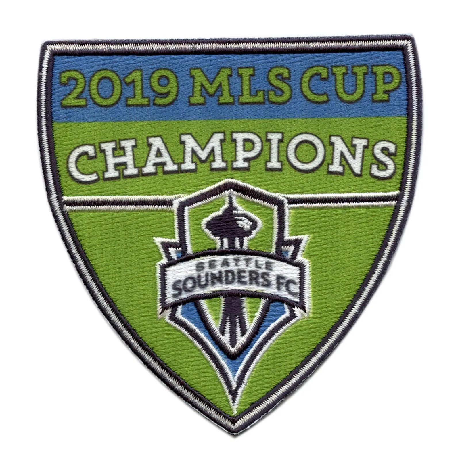 2019 MLS Cup Champions Seattle Sounders Iron-On Embroidered Soccer Patch - Perfect for Jerseys, Jackets & Fan Apparel Customization