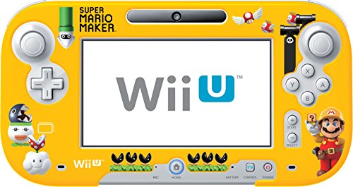 HORI Super Mario Maker GamePad Screen Protector for Nintendo Wii U - Anti-Scratch & Anti-Fingerprint Protection for Enhanced Gaming Experience