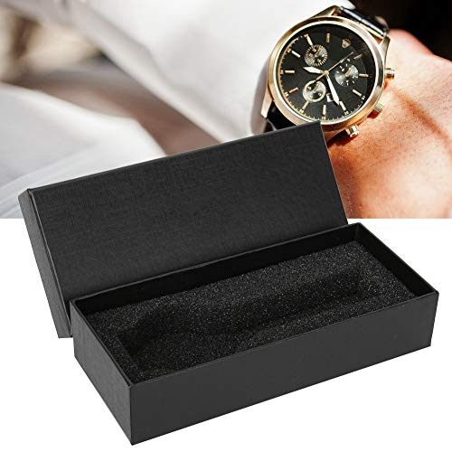 Premium Single Watch Display Box - Luxury Rectangular Watch Case for Wristwatch Storage & Protection | Fits Curren & Other Watches | Perfect for Travel, Gift Giving & Watch Collection Display