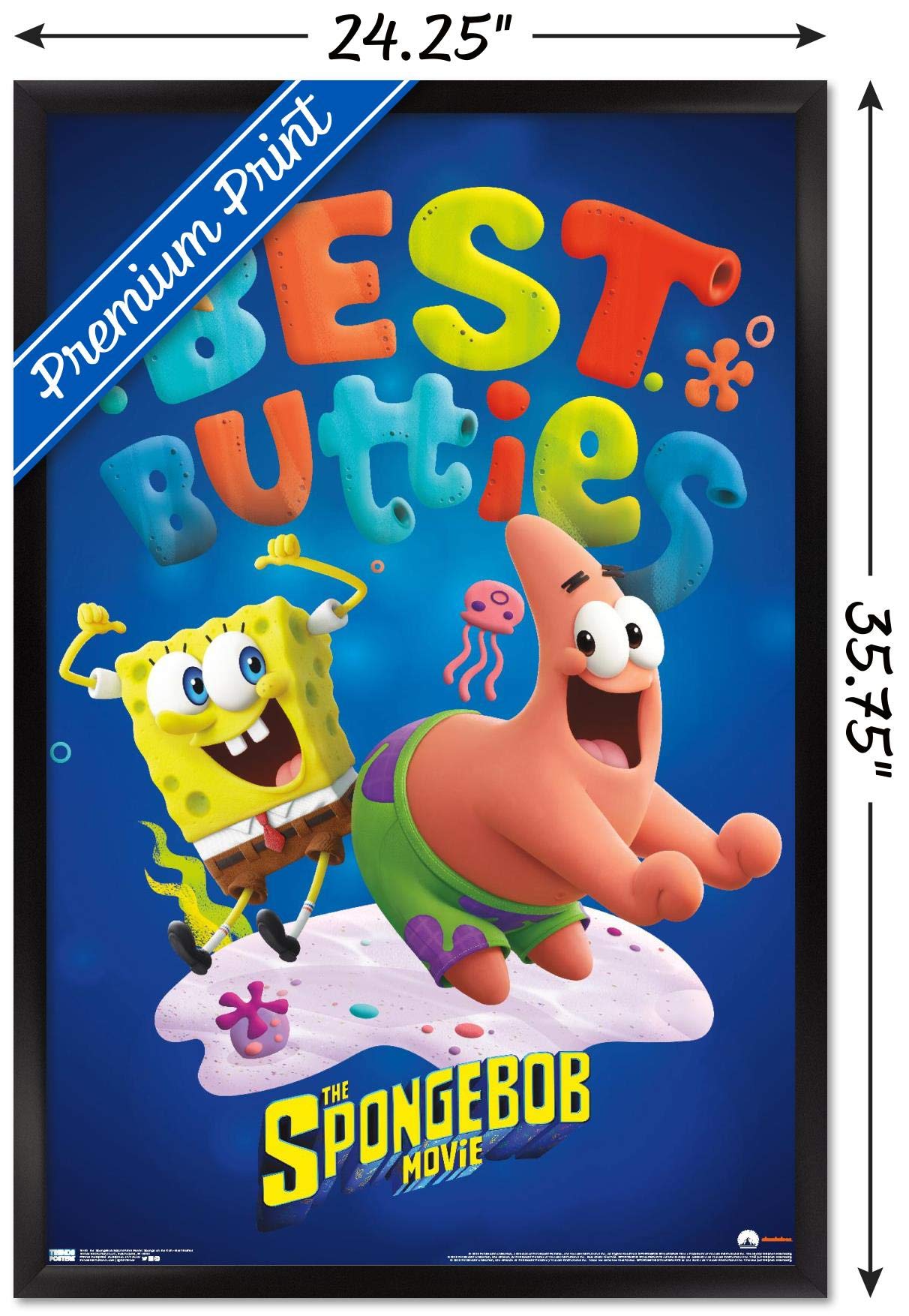 Trends International The SpongeBob Movie: Sponge On The Run - Best Butties Wall Poster, 22.375
