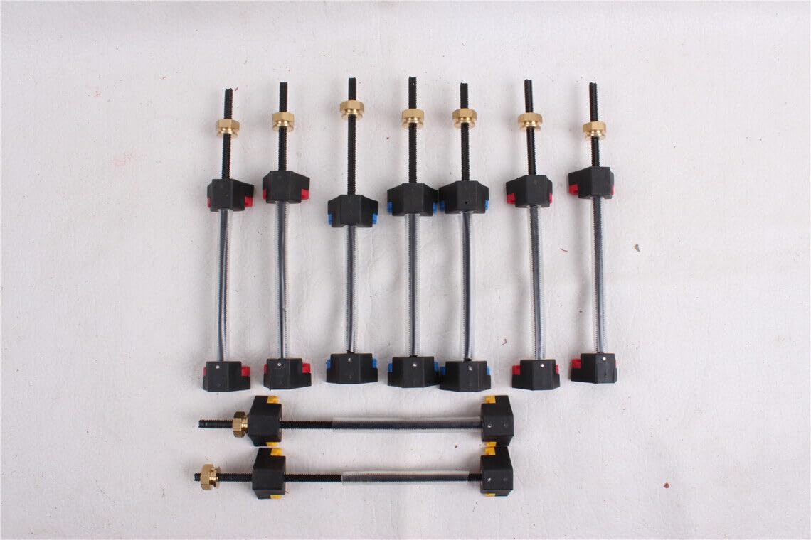 42pcs Cello Clamp Repair Kit - Metal ABS Luthier Tools for Cracks & Glue (Workshop Use)