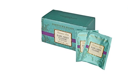 FORTNUM & MASON Earl Grey Classic Black Tea - 3 Pack of 25 Tea Bags (75 Count Total) | Premium Loose Leaf Tea Alternative | Perfect for Afternoon Tea, Gifts & Relaxation