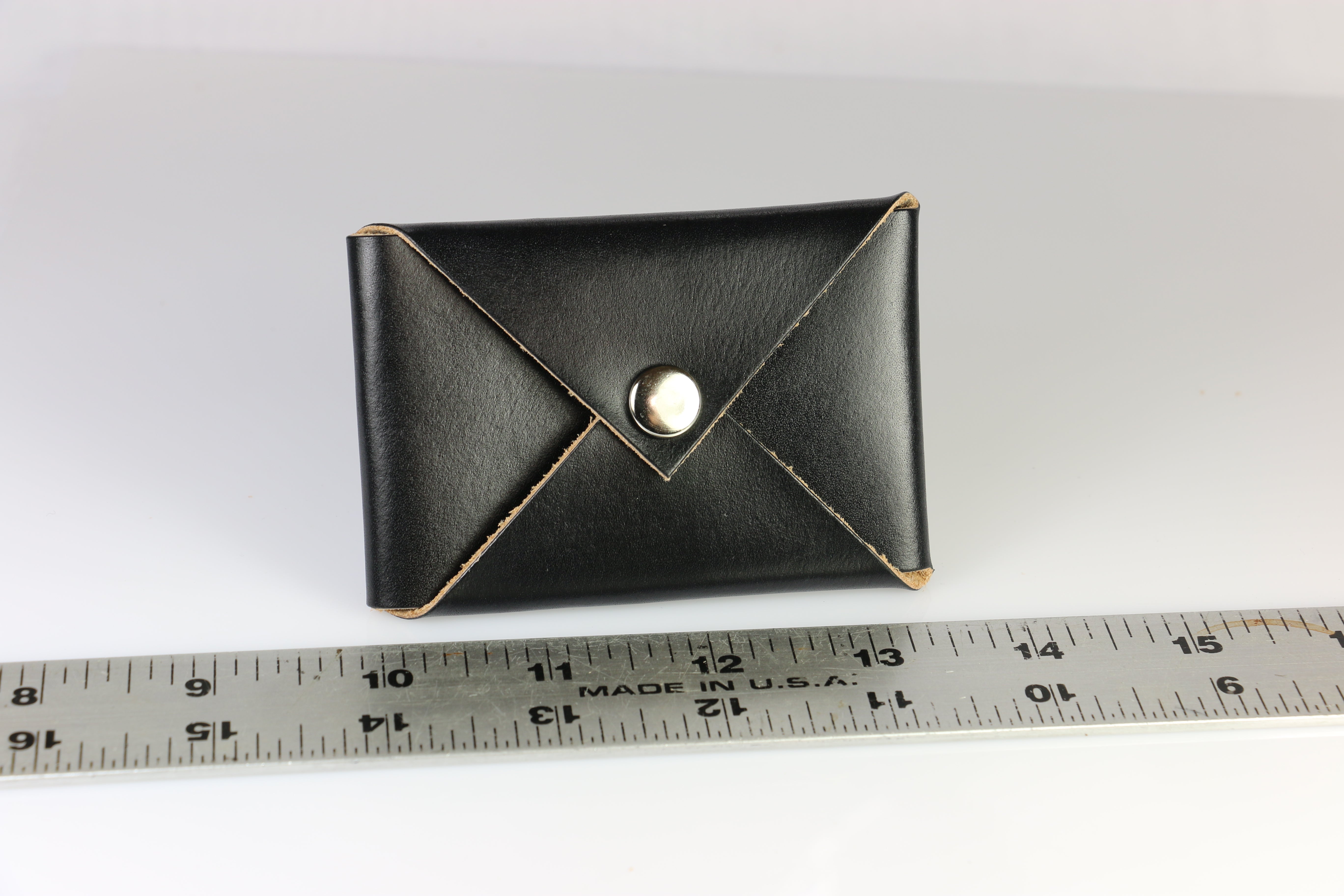 Premium Single Ply Leather Card Wallet Envelope - Slim RFID Blocking Minimalist Wallet for Men & Women - Perfect for Credit Cards, IDs, and Business Cards (Travel, Everyday Carry, Gift Idea)