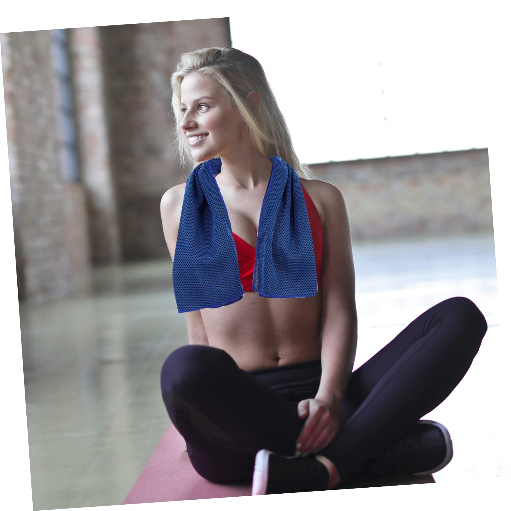 BRIGHTFUFU 20 Pack Sports Towels - Quick Dry Gym Towels for Workout, Yoga, Running & Fitness - Soft & Absorbent Polyester Exercise Towels - Perfect for Gym, Travel & Outdoor Activities