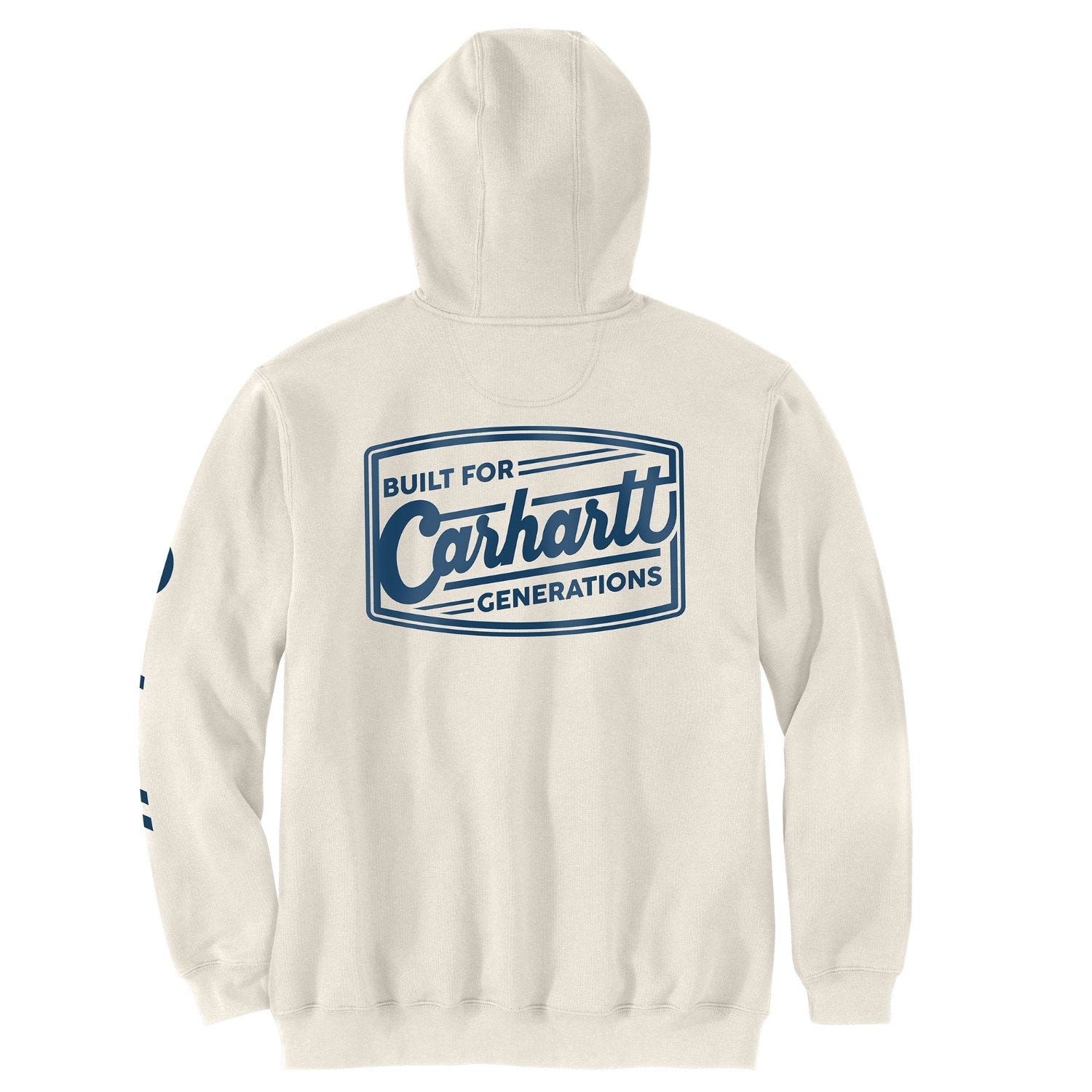 Carhartt Men's Built For Generations Graphic Loose Fit Hoodie | Heavyweight Cotton Pullover Sweatshirt for Work & Outdoor Activities | Durable Casual Wear for Construction, Hunting & Camping