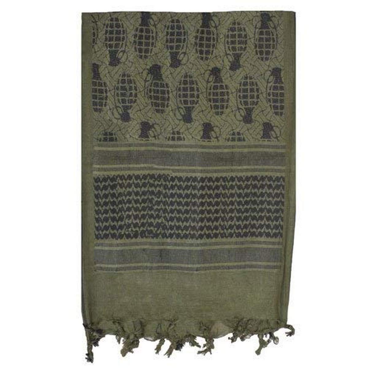 Fox Outdoor Products Tactical Shemagh Scarf - Military Grade Desert Shemagh for Men & Women - Breathable Cotton Neck Wrap for Hiking, Camping, Outdoor Adventures & Sun Protection