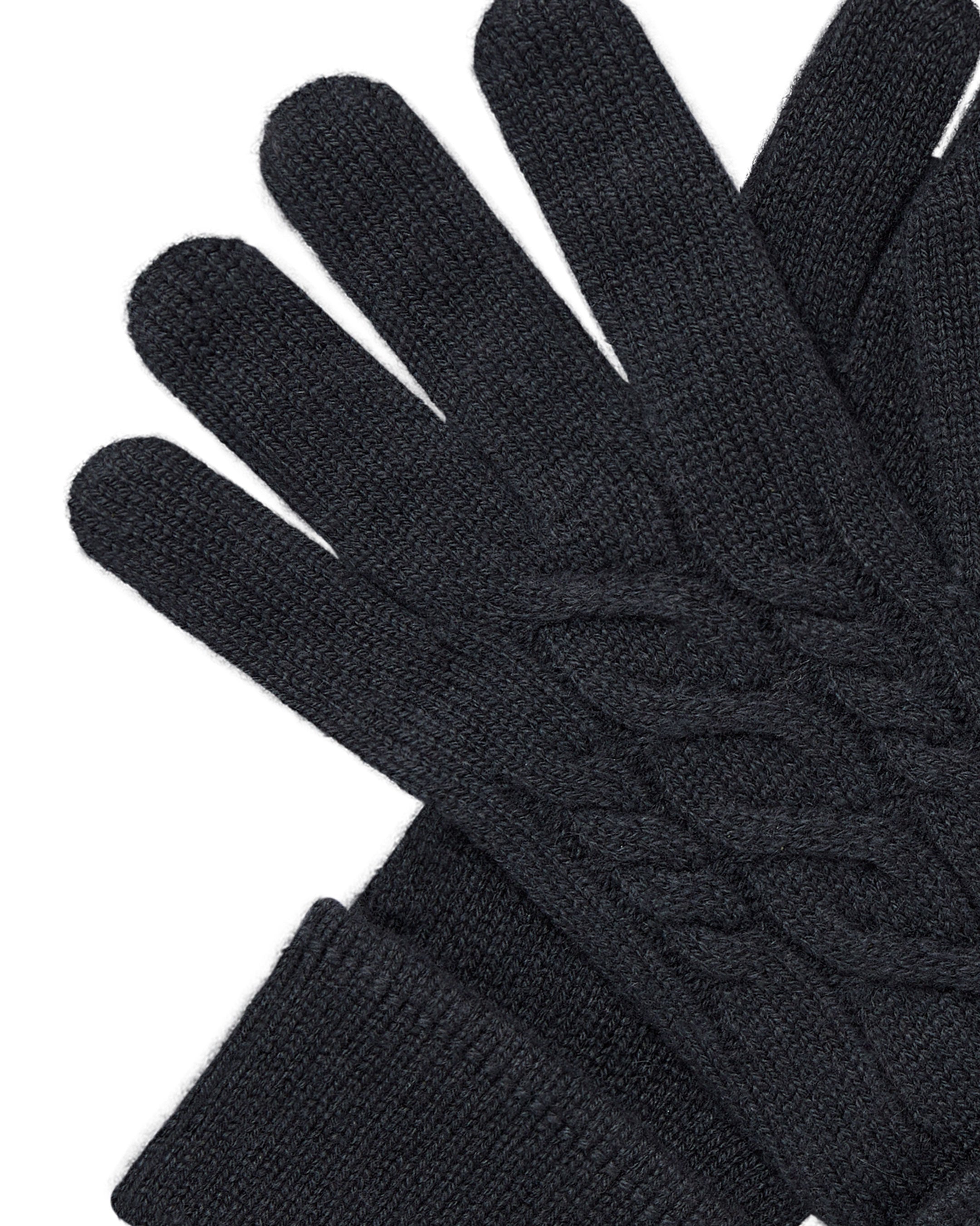 Women's Warm Cable Knit Cashmere Gloves - Soft & Luxurious Anthracite Grey - Perfect for Winter, Outdoor Activities & Fashion Accessories