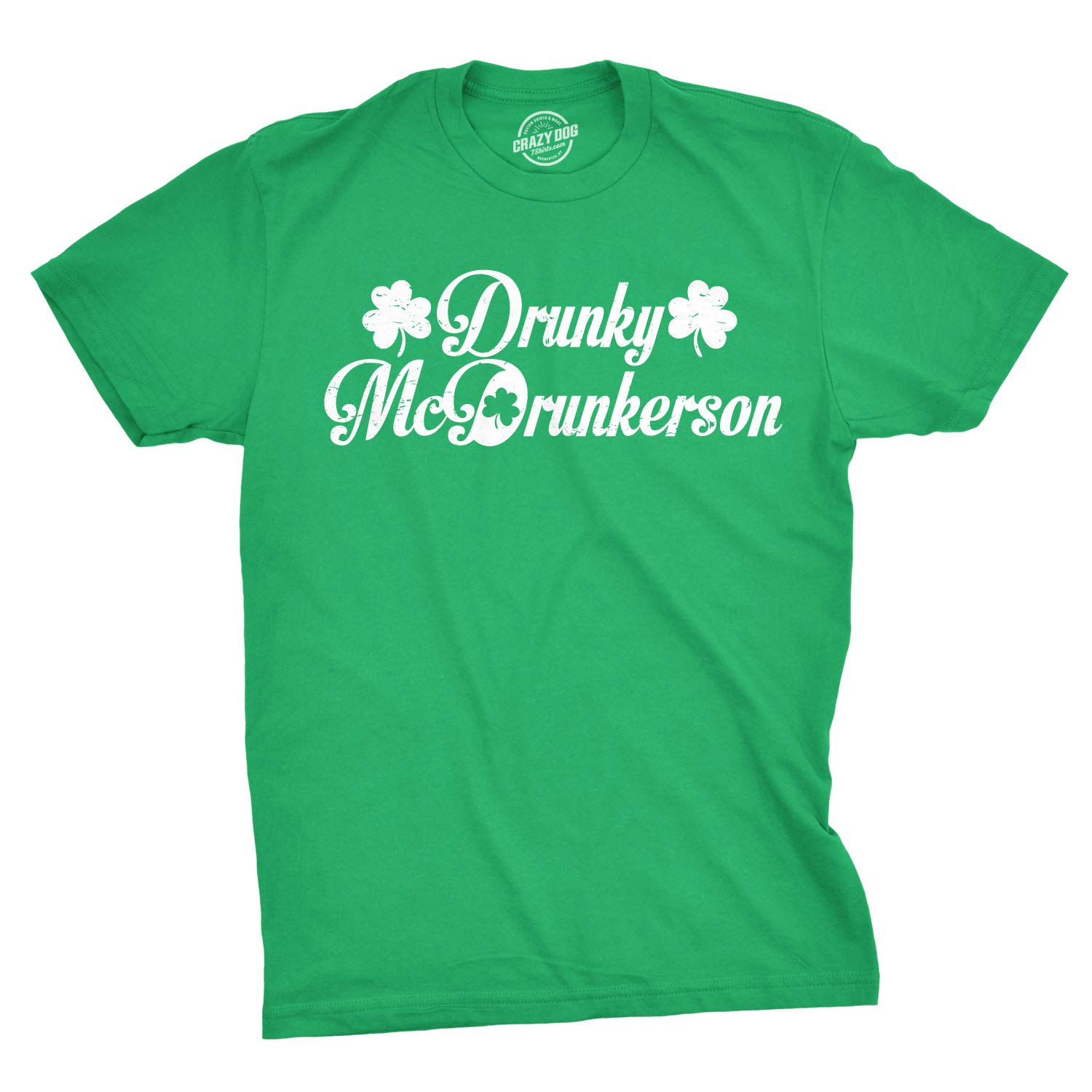 Funny St. Patrick's Day T-Shirt for Men - Drunky McDrunkerson Sarcastic Drinking Tee | Pub Crawl, Irish Party & Bar Hopping Outfit