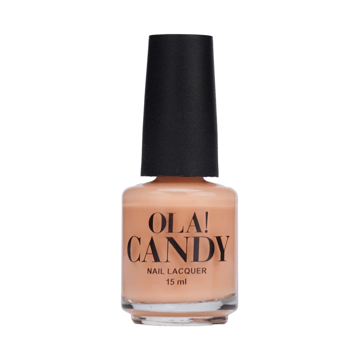 Ola Candy Peachy Keen Nail Polish - 15ml Long Lasting Vegan Nail Lacquer for Women - Perfect for Everyday Wear, Parties & Special Occasions