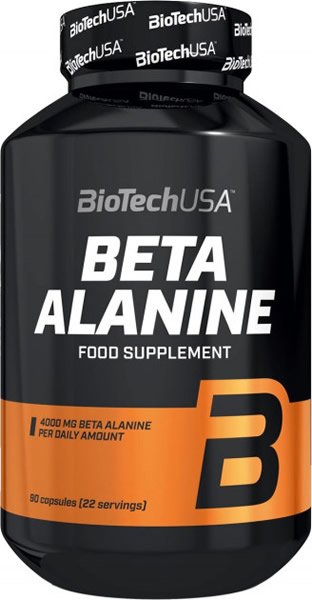 BioTechUSA Beta Alanine Supplement - 90 Capsules for Muscle Endurance & Performance - Pre-Workout & Post-Workout Recovery for Athletes & Fitness Enthusiasts