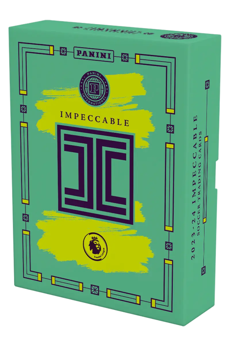 2023-2024 Panini Impeccable Premier League Soccer Hobby Box - Limited Edition Collectors Cards - Perfect for Fantasy Football Fans & Sports Memorabilia Enthusiasts