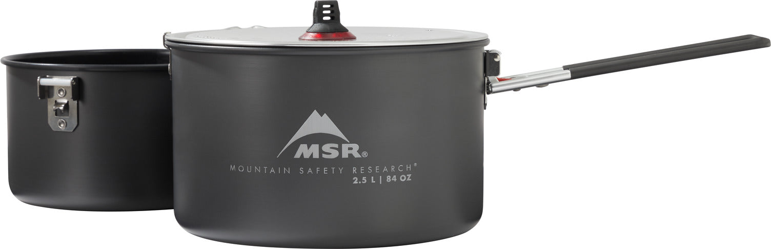 MSR Ceramic 2-Piece Cookware Set - Lightweight Camping Pots for Backpacking, Hiking & Outdoor Adventures | Durable Non-Stick Cooking Pots for Camp Stoves