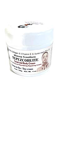 Tepezcohuite & Collagen Face & Body Cream 120g - Anti-Aging Moisturizer for Dry Skin, Wrinkles & Skin Repair - Perfect for Daily Skincare Routine & Night Care