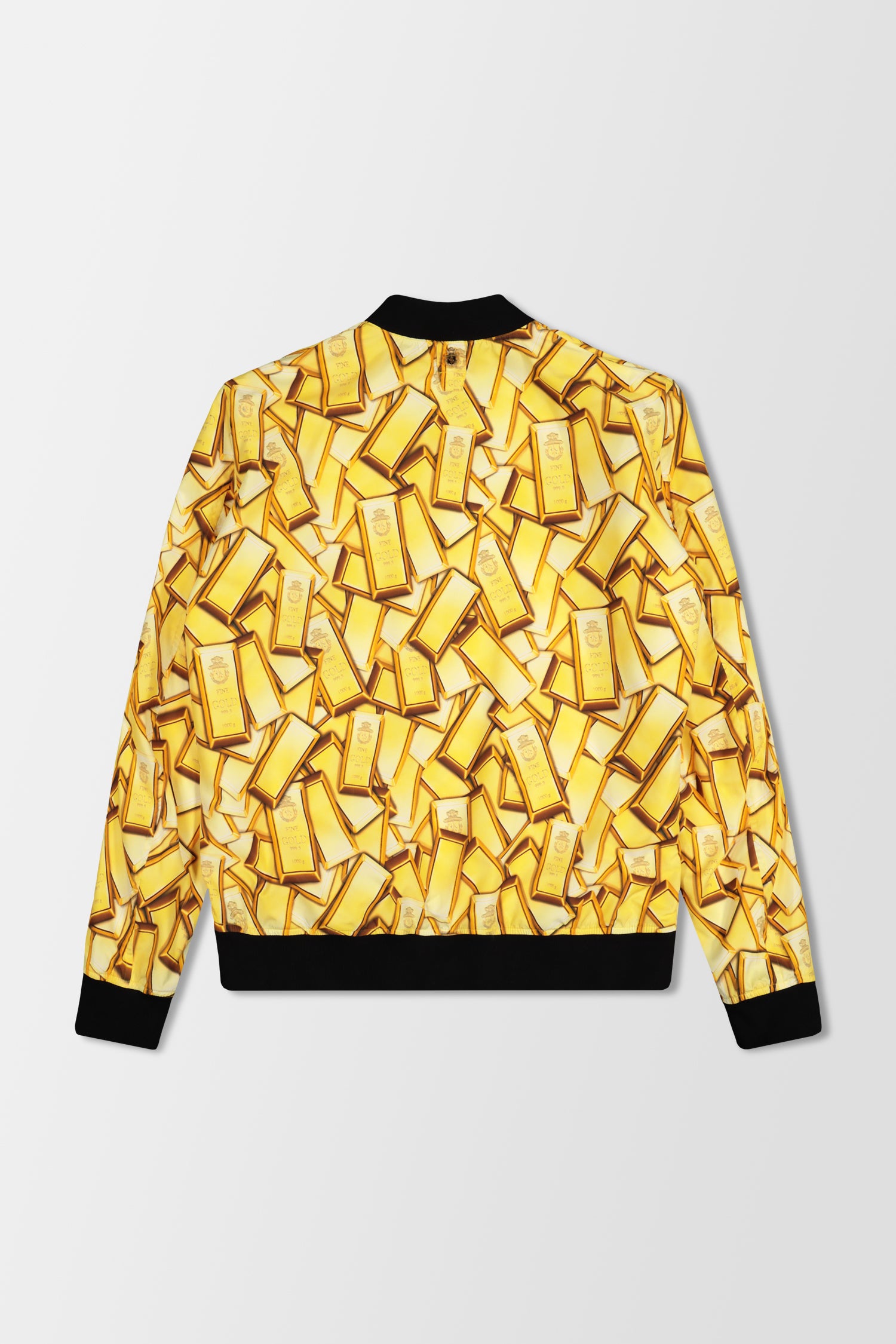 Billionaire Gold Bomber Jacket for Men - Luxury Fashion Outerwear for Streetwear & Hip Hop Style | Perfect for Night Out, Parties & Special Occasions