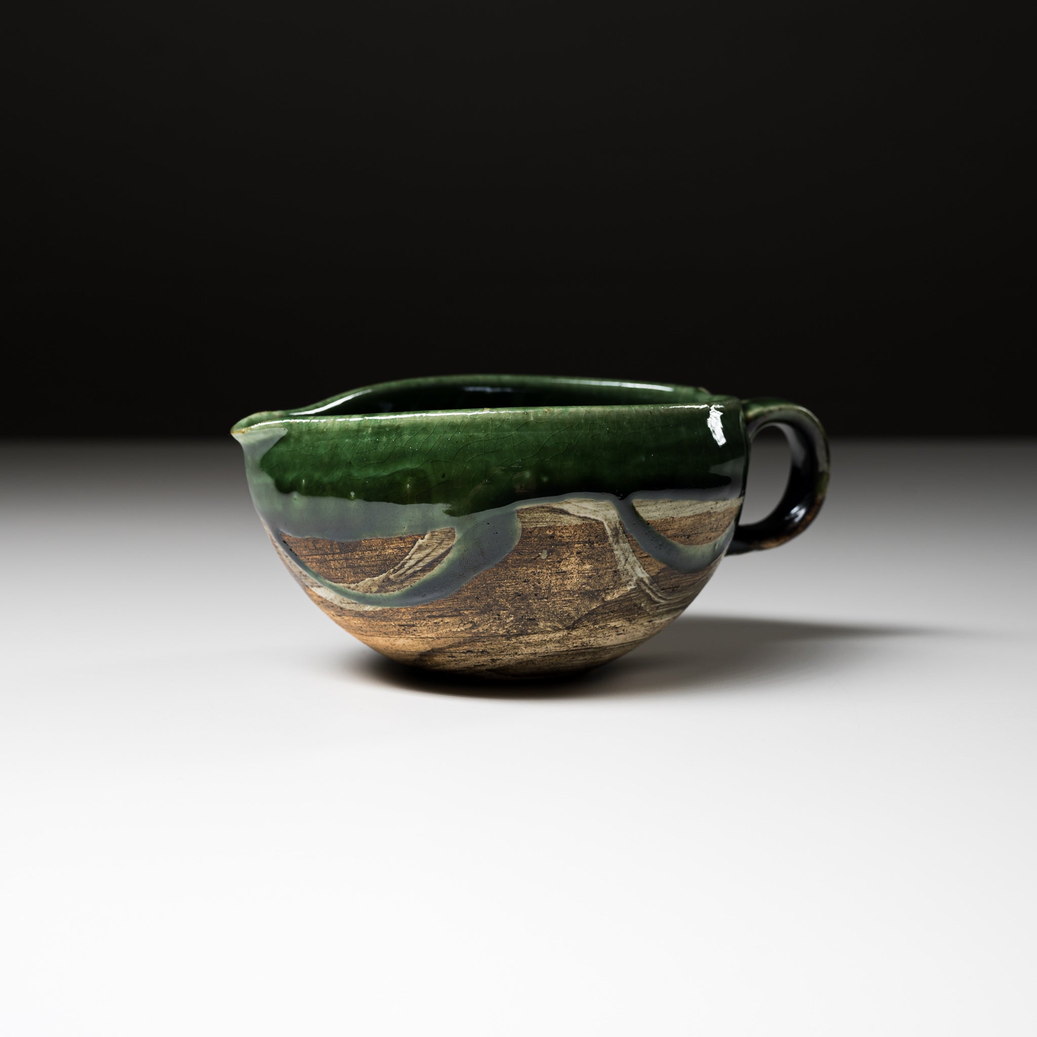 Premium Matcha Pouring Bowl - Traditional Japanese Kakurin Tea Ceremony Cup - Perfect for Iced Tea, Matcha Latte & Home Brewing - Elegant Tea Set for Tea Lovers & Zen Decor