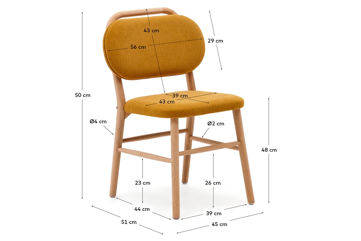 Como Hilda Chair - Soft Chenille Fabric Upholstered Accent Chair for Living Room, Bedroom, or Office - Comfortable Modern Seating with Sturdy Metal Legs