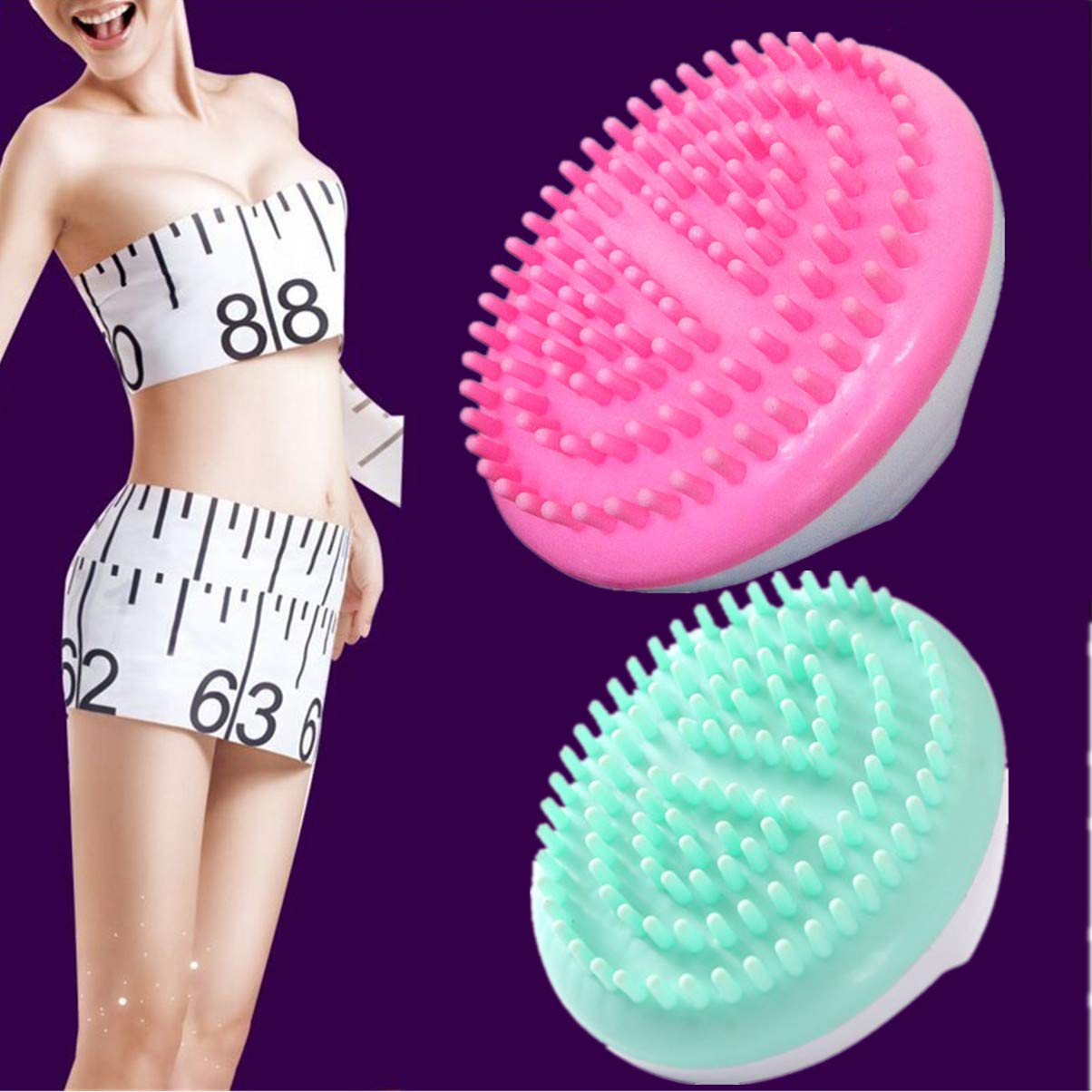 Uonlytech Silicone Exfoliating Brush - Gentle Skin Cleansing & Exfoliating Tool for Women | Perfect for Facial Cleansing, Makeup Removal & Skincare Routine