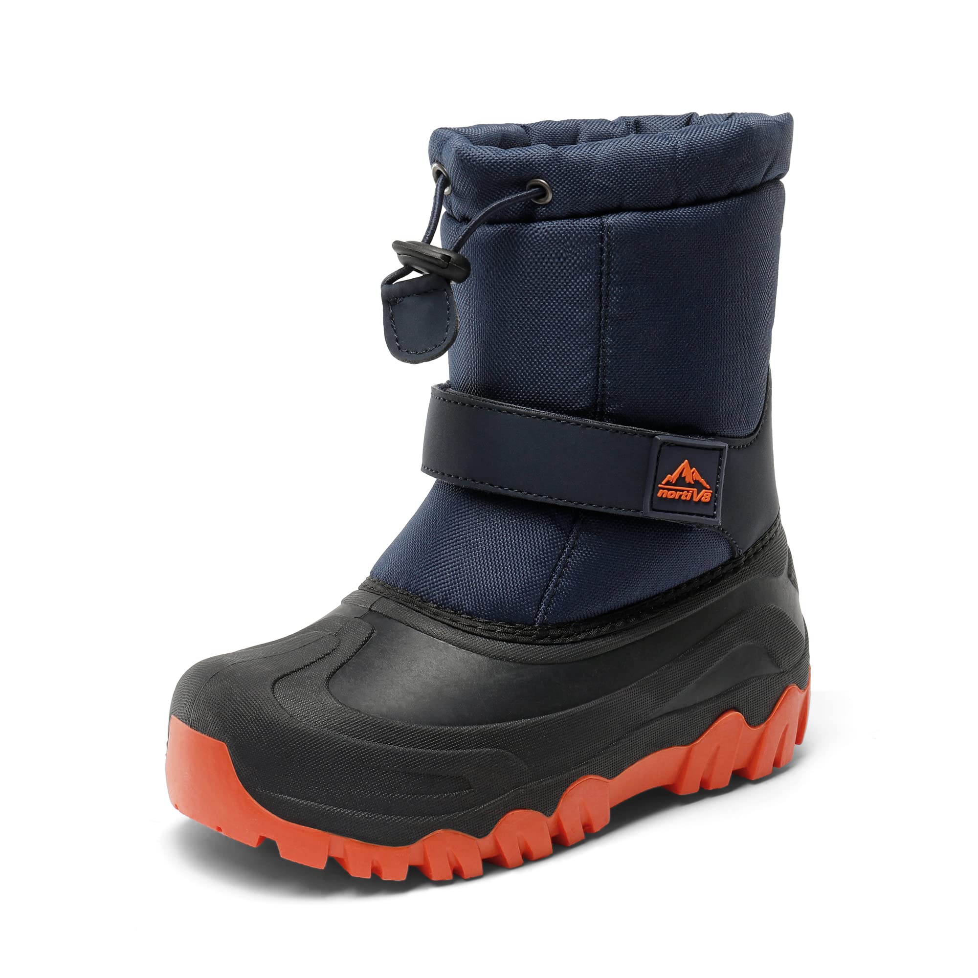 NORTIV 8 Waterproof Kids Snow Boots for Boys & Girls - Winter Cold Weather Hiking Shoes for Outdoor Activities (Toddler & Youth Sizes) - Perfect for Snow Play, Winter Walks & School Commutes