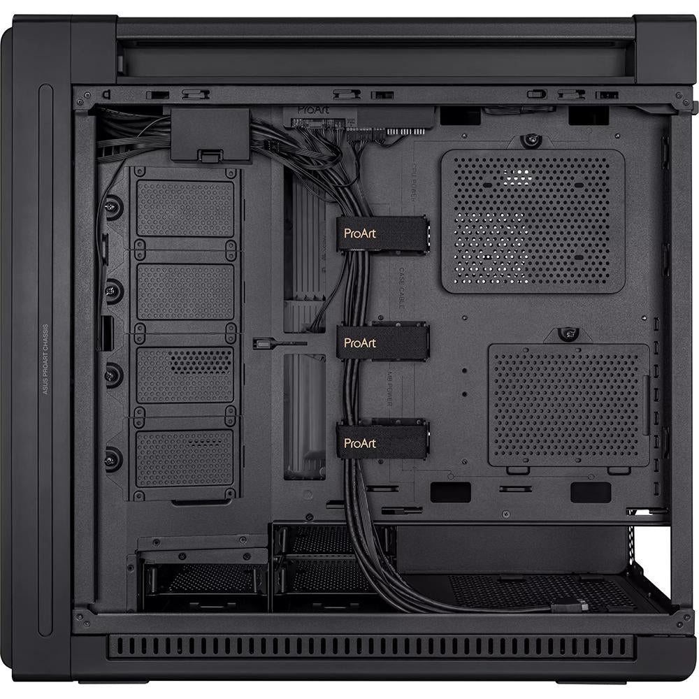 ASUS ROG Strix PA602 BLK TG Mid-Tower Gaming PC Case - High Airflow, Tempered Glass, RGB Lighting - Perfect for Gaming Rigs & High-Performance Builds