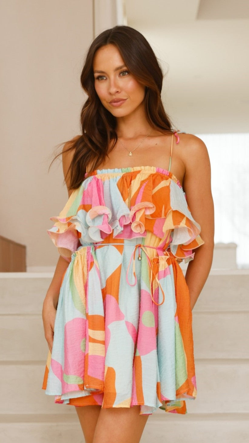 Jolene Mini Dress - Flirty & Feminine Summer Dress for Women | Perfect for Date Night, Beach Vacations & Casual Outings