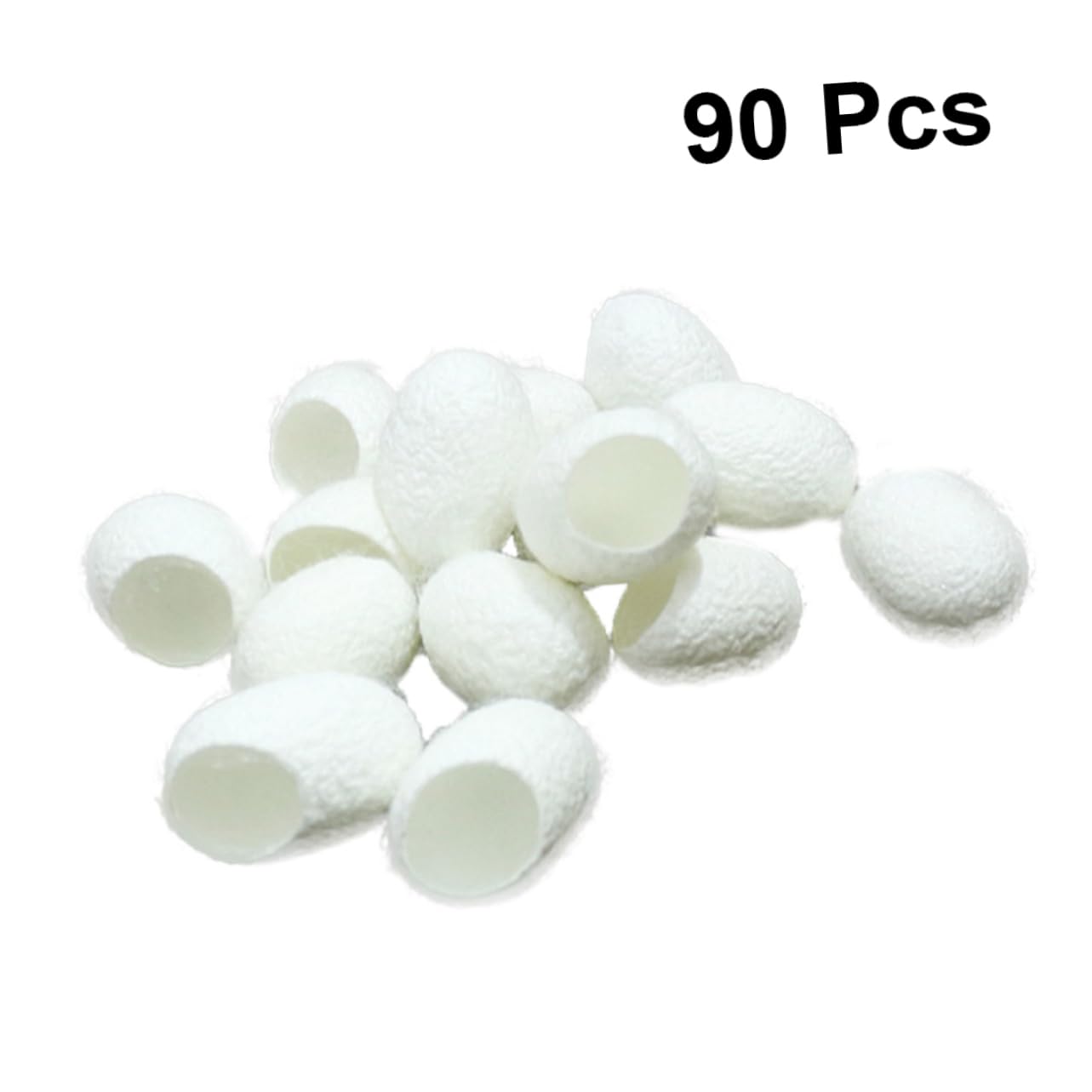Healeved 270 Pcs Natural Silk Facial Cleansing Sponges - Gentle Exfoliating Silkworm Cocoon Balls for Skin Care & Makeup Removal - Perfect for Daily Face Cleansing, Massage, and Spa Treatments
