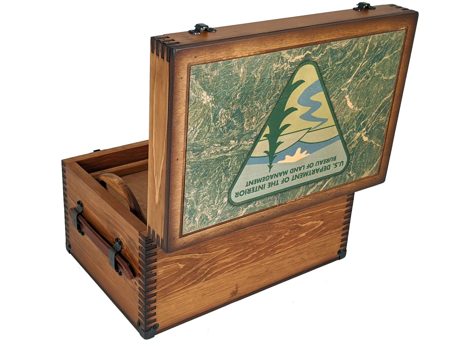 BLM Keepsake Box - Handcrafted Wooden Memory Box for Jewelry, Photos & Mementos | Perfect for Home Decor, Wedding Gifts & Sentimental Storage