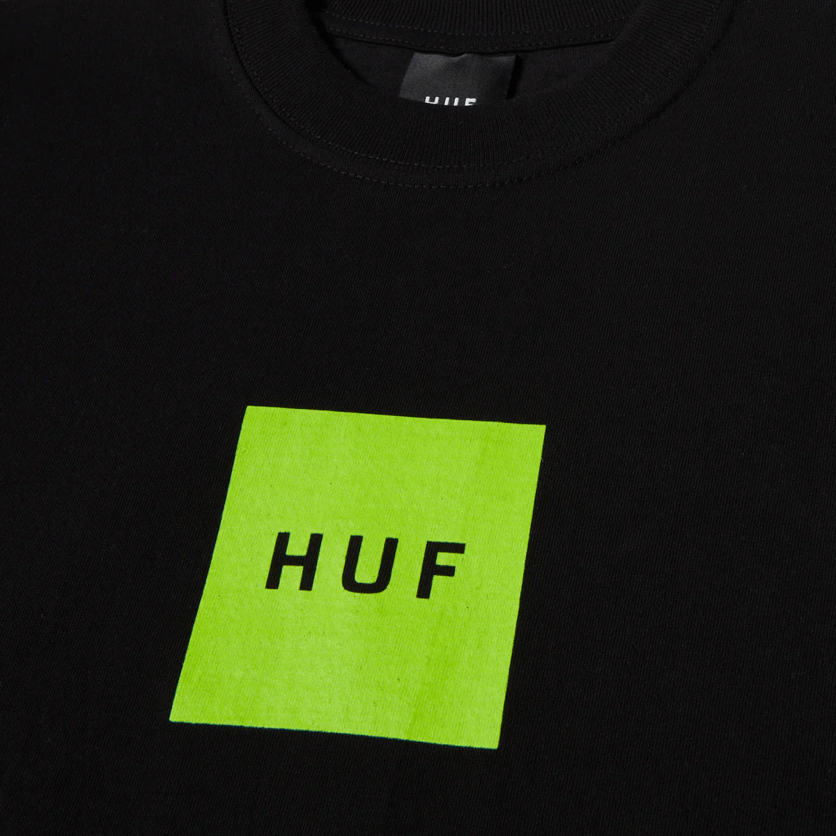 HUF Set Box Tee - Premium Cotton Streetwear T-Shirt for Men (Black) | Casual Wear, Skateboarding, Urban Fashion