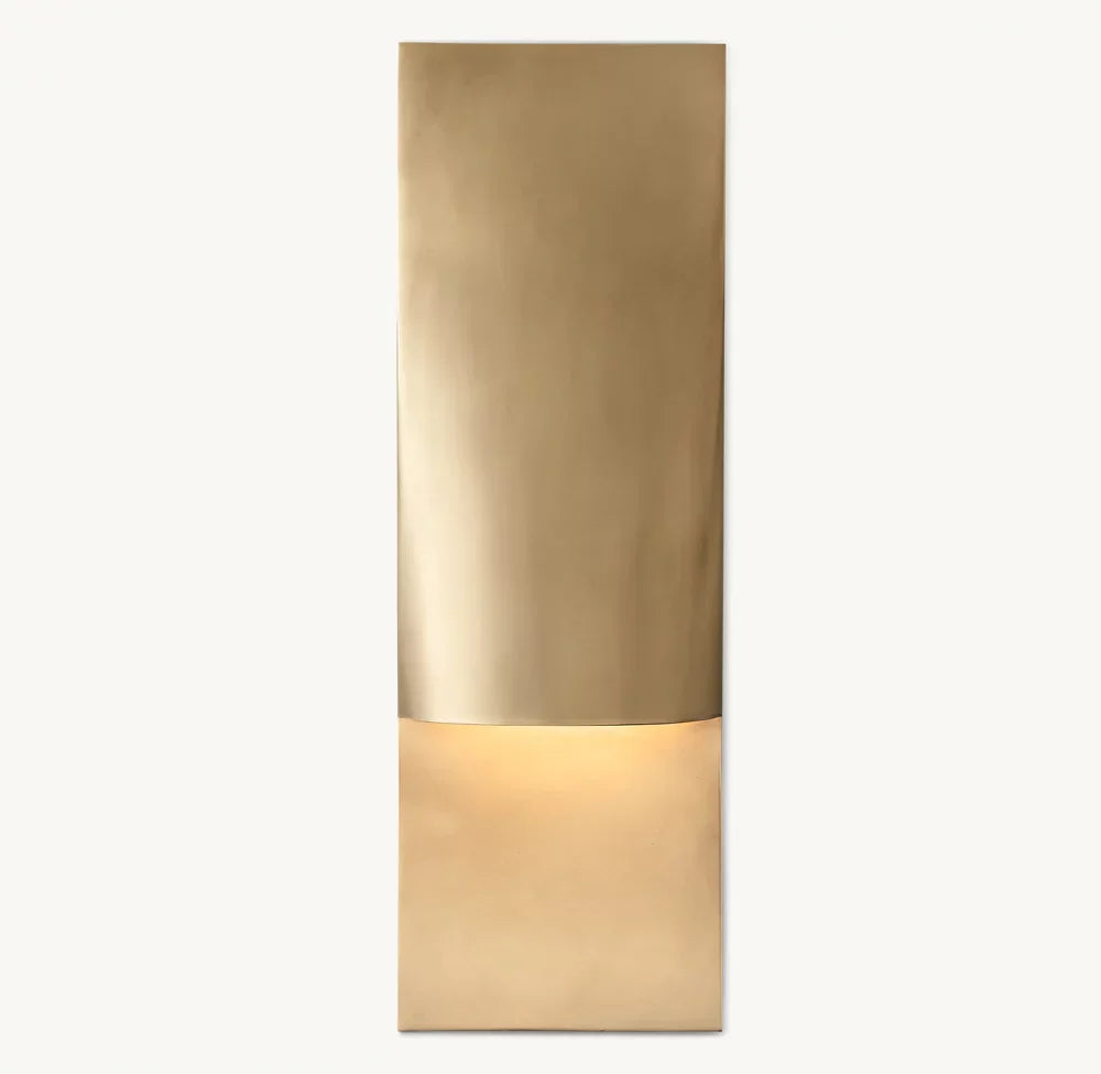 Modern Vertical Rectangular Wall Sconce - Sleek LED Light Fixture for Bedroom, Living Room & Hallway - Dimmable Indoor Lighting with Adjustable Arms - Perfect for Home Decor & Ambient Lighting