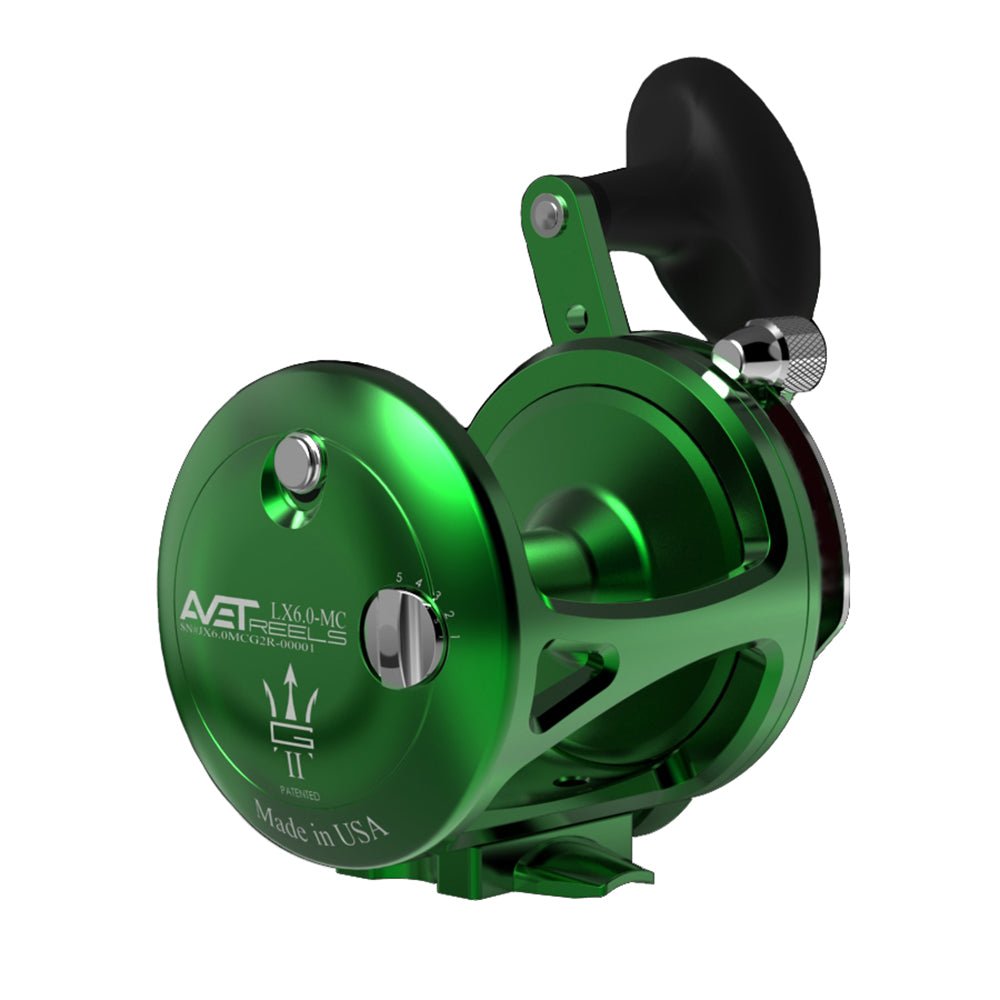 Avet LX G2 6.0 MC Single Speed Fishing Reel - Saltwater & Offshore Big Game Fishing Gear for Tuna, Marlin & Swordfish