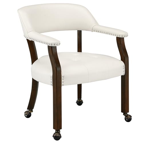 Espresso Legs & Ivory Pu