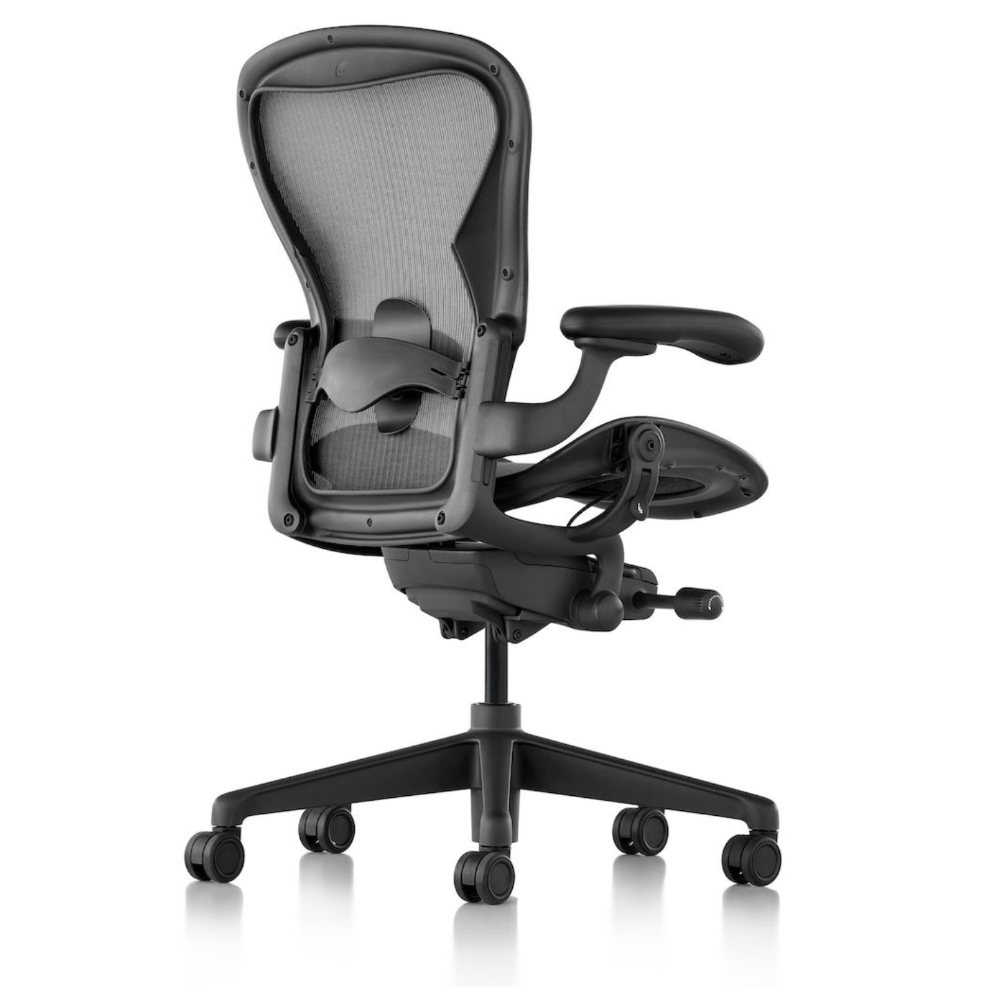 Herman Miller Aeron Chair Remastered - Graphite Ergonomic Office Chair with Adjustable Lumbar Support | Perfect for Home Office, Gaming Setup & Workspace Comfort