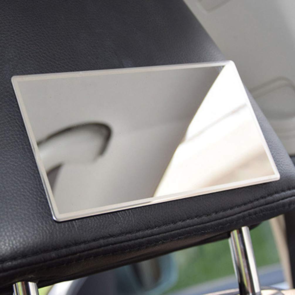 Wakauto Car Sun Visor Mirror - Stick On Vanity Mirror with Light, Wear-Resistant, Easy Installation for Makeup & Grooming | Perfect for Daily Commute, Road Trips & Touch Ups On-The-Go