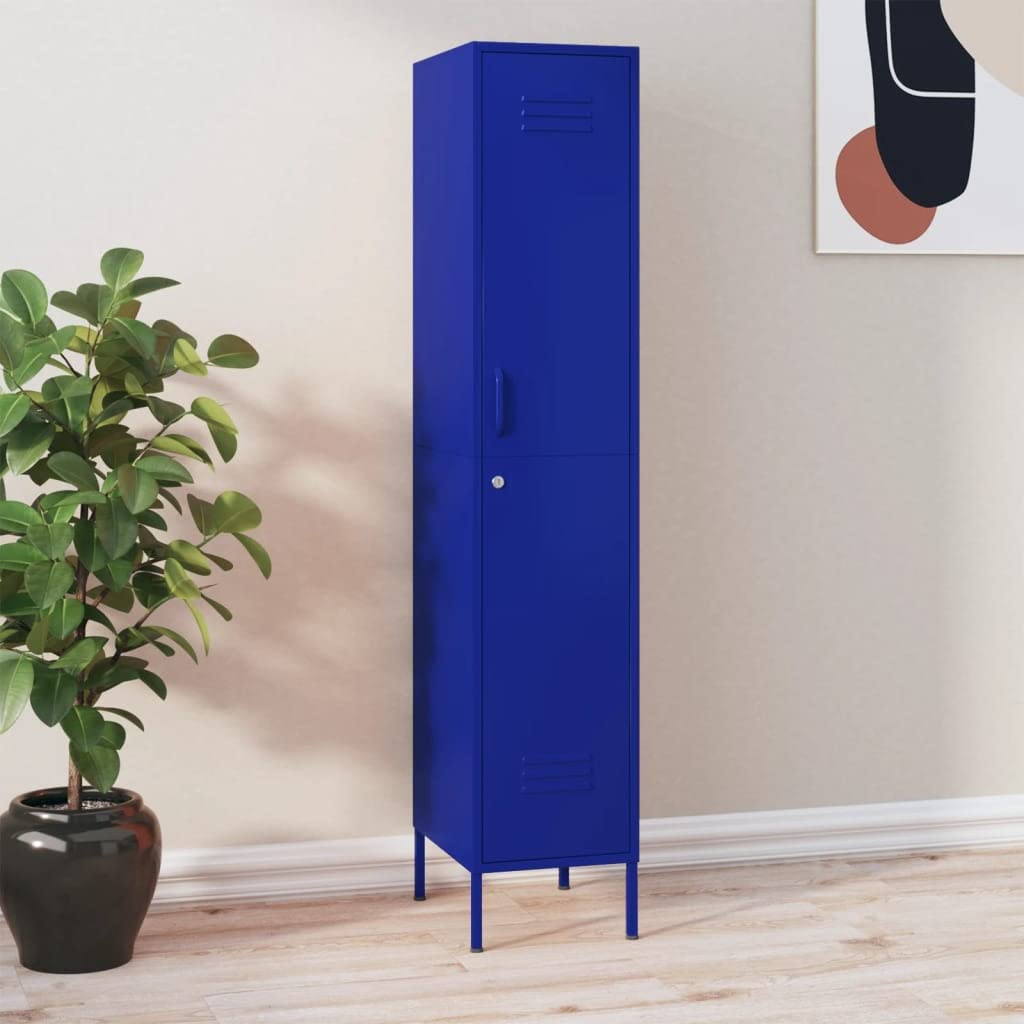ZQQLVOO Tall Steel Storage Cabinet with Lock - 13.8
