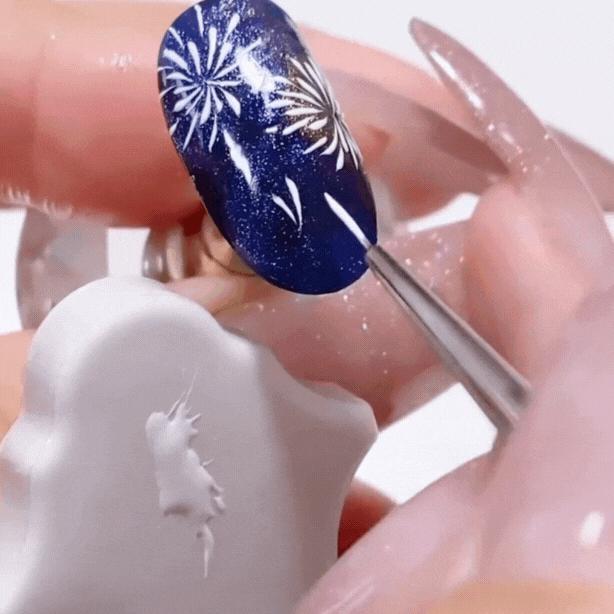 Kokoist Needle Liner Brush - Professional Nail Art Brush for Precise Lines & Detailing - Perfect for Gel Polish, Acrylic Nails & Nail Art Designs
