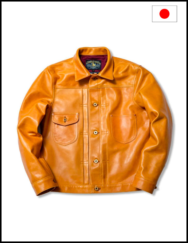 Premium 1.5mm Oiled Waxed Horsehide Leather Jacket - Vintage Western Cowboy Style Biker Jacket for Men | Perfect for Motorcycle Riding, Outdoor Adventures & Casual Wear