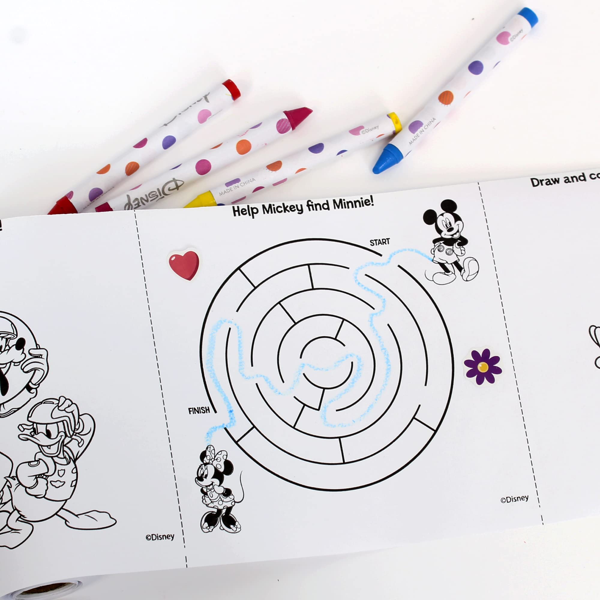 Minnie Mouse Creativity Craft Kit for Kids - DIY Art & Craft Set with Stickers, Stencils & Coloring Pages | Perfect for Birthday Gifts, Party Favors & Creative Playtime