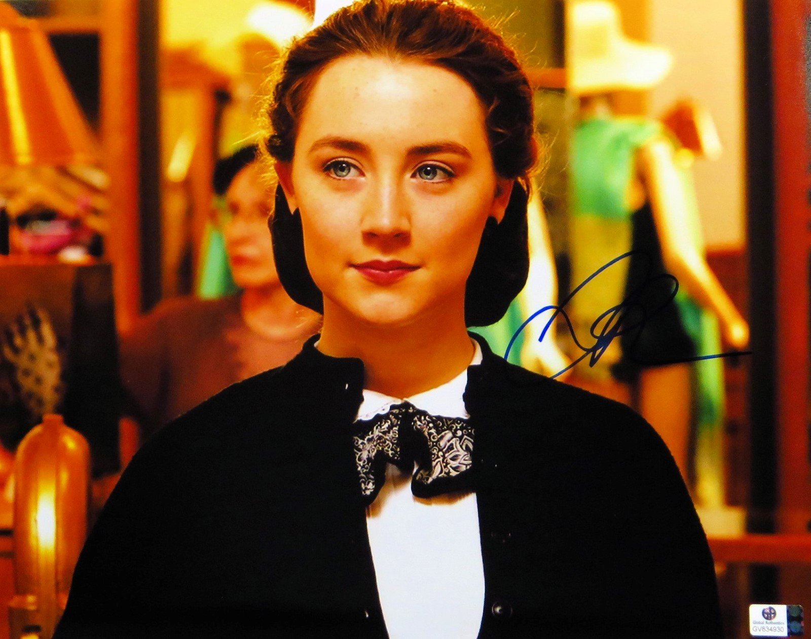 Saoirse Ronan Autographed 11x14 Photo - Signed Brooklyn Movie Memorabilia - Oscars Award Actress Collectible - Perfect for Fans, Framed Display, and Gift Giving