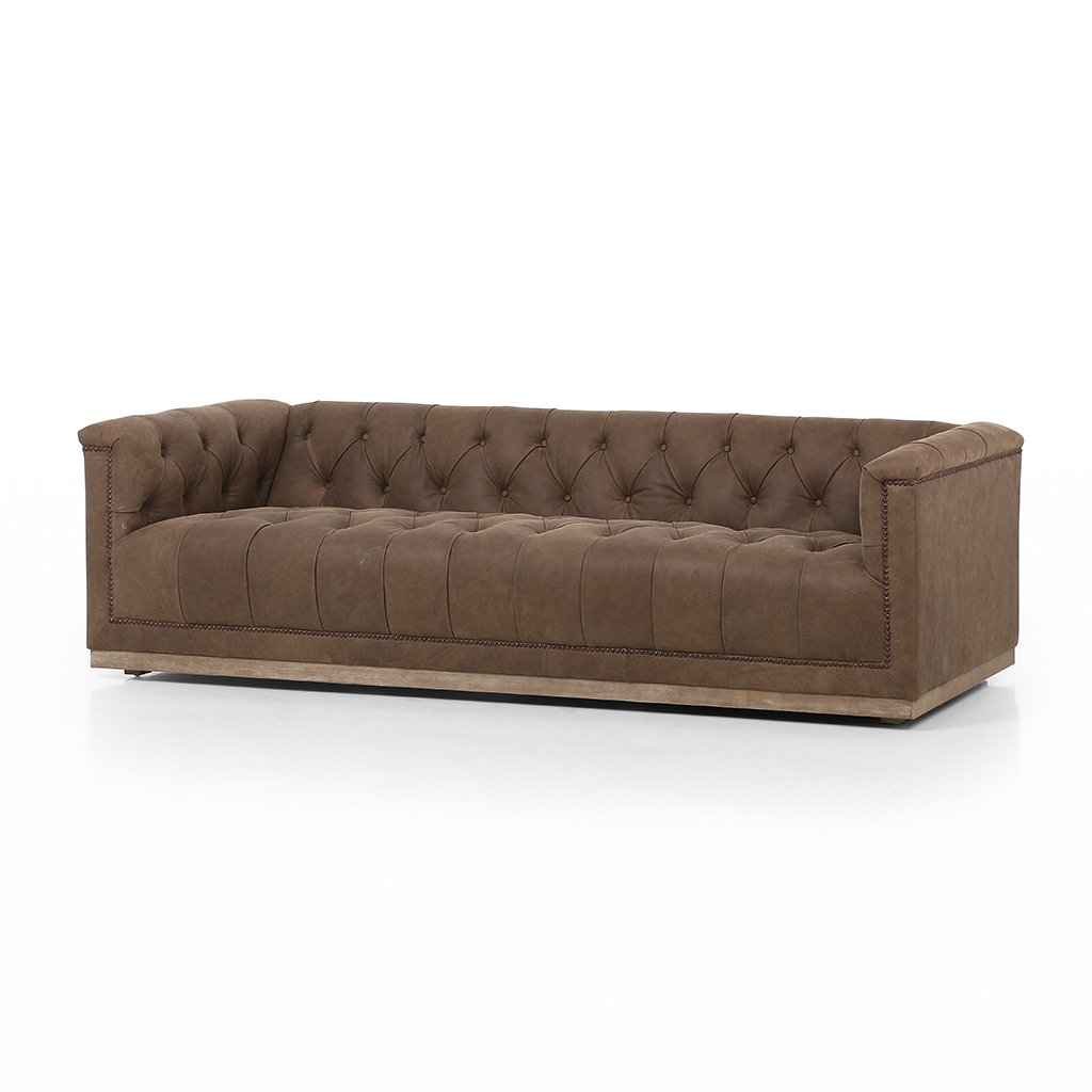 Maxx Sofa - Modern Upholstered Sectional in Umber Grey | Perfect for Living Room, Lounge & Family Room