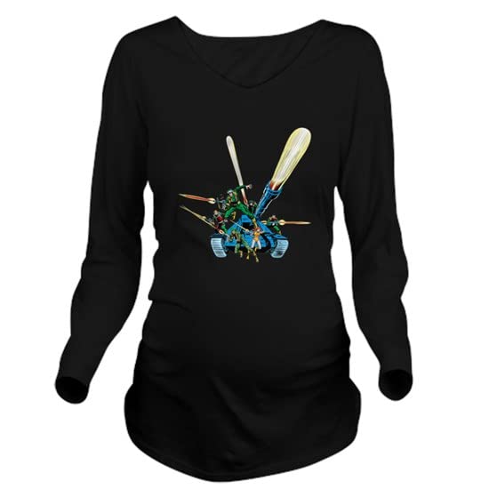 G.I. Joe GRO Women's Long Sleeve Maternity T-Shirt | Comfortable Pregnancy Tee for Military Moms | Perfect for Casual Wear & Mother's Day Gifts