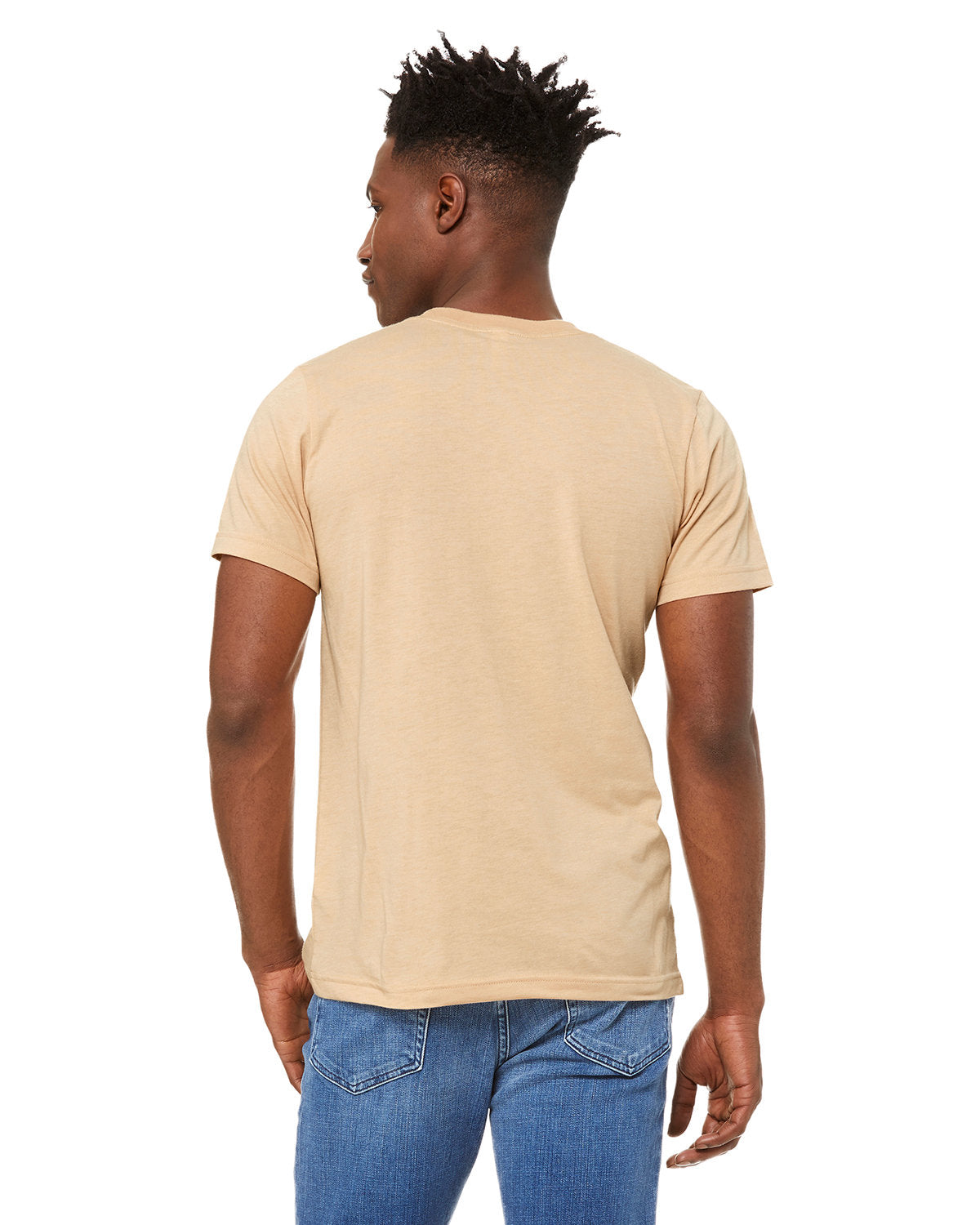 Bella + Canvas 3001CVC Unisex Heather CVC Crew Neck T-Shirt - Soft Cotton Blend Tee for Men & Women - Perfect for Casual Wear, Screen Printing & Everyday Outfits